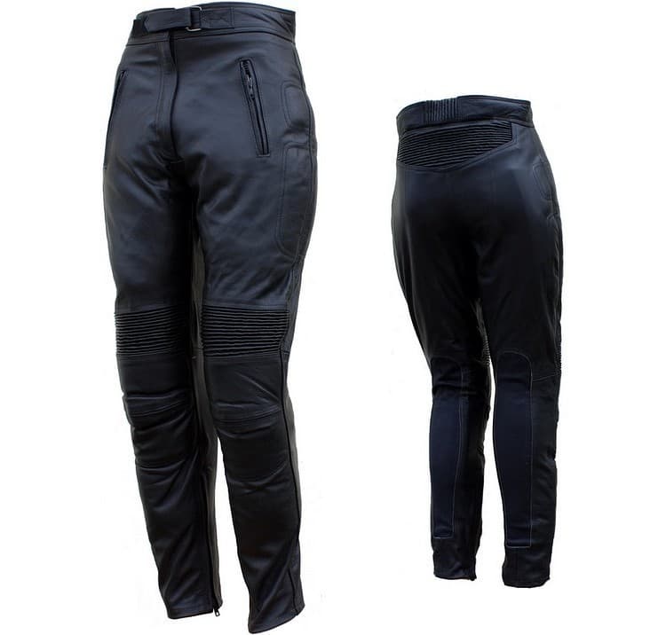 DAMSKIE SPODNIE SKÓRZANE ŚCIGACZ SSD005