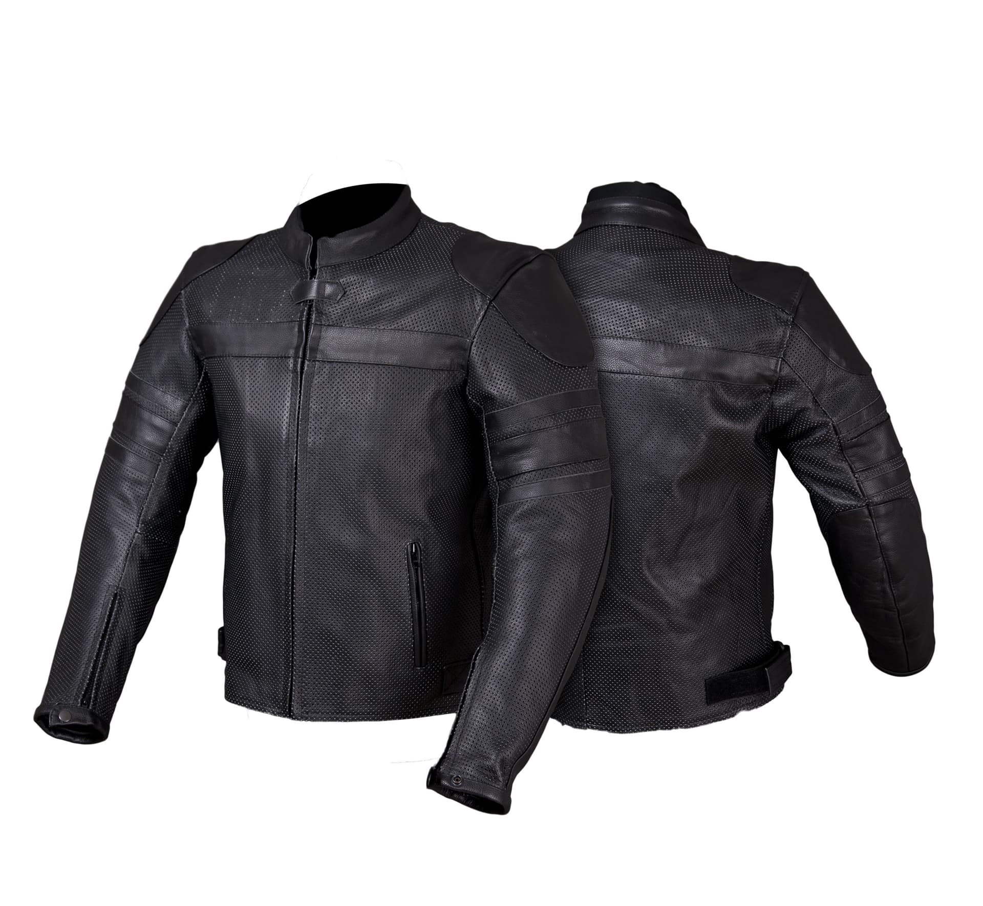 KURTKA MOTOCYKLOWA SKÓRZANA LETNIA PERFOROWANA KSM028