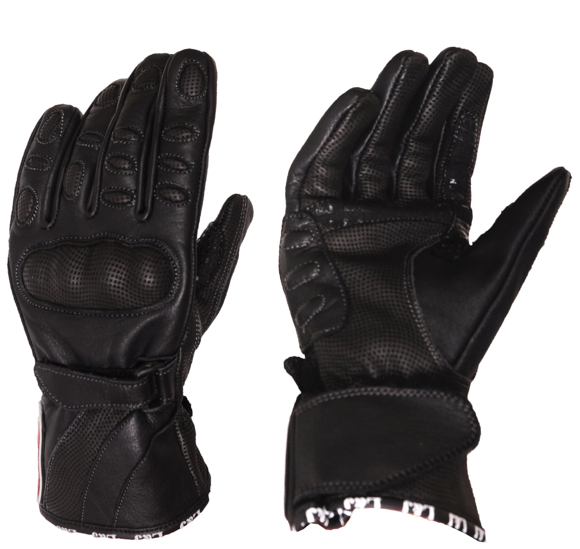 RĘKAWICE MOTOCYKLOWE SKÓRZANE DAMSKIE BLACK PANTER