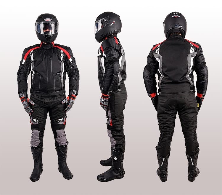 KOMBINEZON MOTOCYKLOWY TEKSTYLNY TURYSTYCZNY KOM004